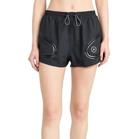 NEW Stella McCartney x Adidas Women TruePace Black Running Shorts - Picture 1 of 6
